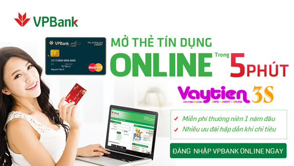 Thẻ tín dụng VPBank Platinum, mở thẻ SIÊU TỐC 20 phút, nhận thẻ 48h