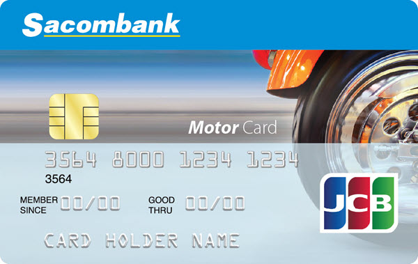 Thẻ tín dụng Sacombank Motor Card